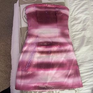 Pink Sparkle Dress - WHITEFOX